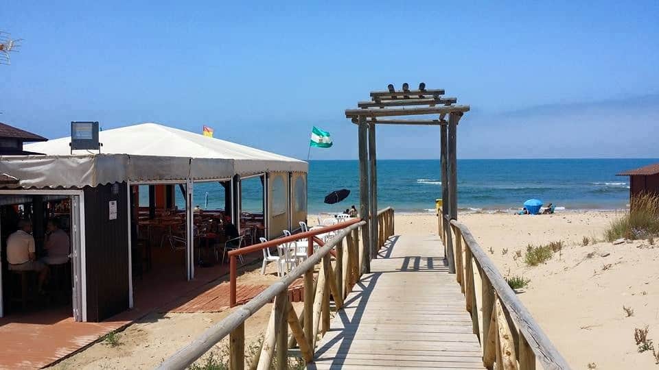 playa del Camarón - sendero de acceso